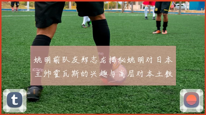 姚明前队友郑志龙揭秘姚明对日本主帅霍瓦斯的兴趣与高层对本土教练的偏好